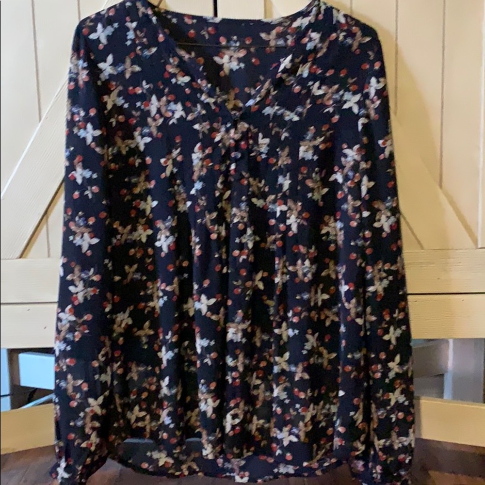 Long sleeve blouse